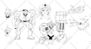 draw comic and manga character design with your concept