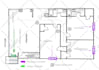 design a fire emergency evacuation plan, diagram, exit plan