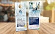 do washing, cleaning, roofing and solar door hanger or dl flyer design