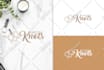 design highly creative feminine hand drawn logo design for your branding