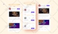 design modern mobile app UI UX in figma