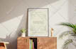 design trendy wall art or poster for etsy shop or home
