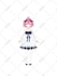 draw a design sketch and basic color for your vtuber live2d