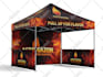 design modern canopy tent, feather flag, table cover, rollup banner