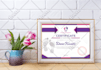 do certificate design, diploma certificate template or award certificate
