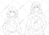 sketch characters into anime style