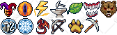 create pixel art icon, UI or logo