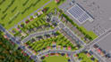 render animate masterplan, 3d site urban plan subdivision, residential community