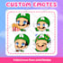 draw cute adorable anime emotes, sub badges, animated emotes for streams