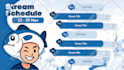 make awesome vtuber or streamer stream schedule