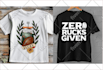 create minimalist typography and custom t shirt design