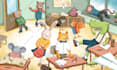 draw cute children book illustration