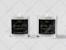 do label and box design for candle, perfume, skincare