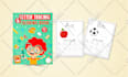 design kids activity book, letters and numbers tracing and kdp low content book