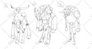 design an elite 2d concept art for your indie game