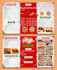 design food flyers, posters and menu cards