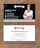 design minimalist luxury business card and letterhead