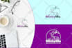 design highly creative feminine hand drawn logo design for your branding
