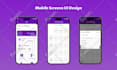 design modern mobile app UI UX and website UI UX in figma