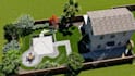 design your front yard and backyard landscape in 2d and 3d