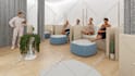 do commercial interior design, showroom,gym, cafe, spa