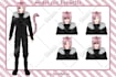 draw a 2d vtuber model ready to rig