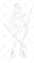 line art anime high quality and resolution , lineart anime character