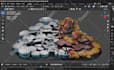 build stylized roblox maps, low poly assets and models