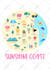 make a flat map illustration for you