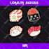 create custom stylistic loyalty badges for twitch