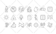 create unique and simple custom icon set