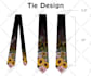 create beautiful tie and bow tie design