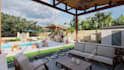 design your front and backyard landscape pool, fire pit, patio, hot tub, garden