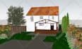 city permit blueprints architect, 2d floor plans, house, shed, adu, garage, deck