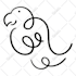 draw a simple line art illustration