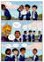 draw comic book page for you in this style