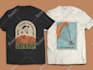 create a unique illustrated merch design