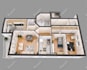do architectural 3d floor plan and rendering