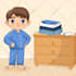 create unique flat illustration for website, app, animation