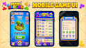 design colorful mobile game UI and 2d assets for casual games