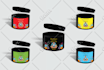 create minimalist and premium candle label and packaging designs