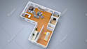 create a 3d exterior view and 3d floor plan for your project