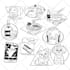 make professional line art illustration for logo, coloring book, and merchandise