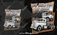 draw truck logo and illustration for tshirt
