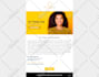 design responsive HTML email template or newsletter