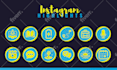 design instagram highlight story icons