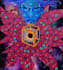 create a hand drawn psychedelic and trippy art