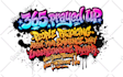 design a custom graffiti logo, street art typography and hand drawn font