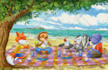 create hand painted watercolor children book illustrations