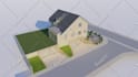 design and render backyard front landscape, garden, pool, patio, park